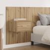 vidaXL Kopfteil mit Schrank 3 stk. Artisan-Eiche Holzwerkstoff