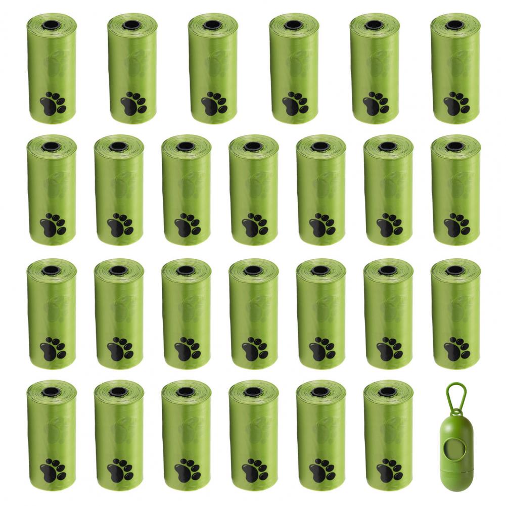 Мешки для собачьих какашек Прочные герметичные мешки для собачьих какашек с ароматом для домашних животных 180 шт. 12 рулонов / 390 шт. 26 рулонов Прочные для кошек