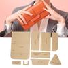 9Pcs Wallet Pattern Template Clear Acrylic Wallet Pattern Stencil Template Drawings Set Leather Hand Craft   Tool