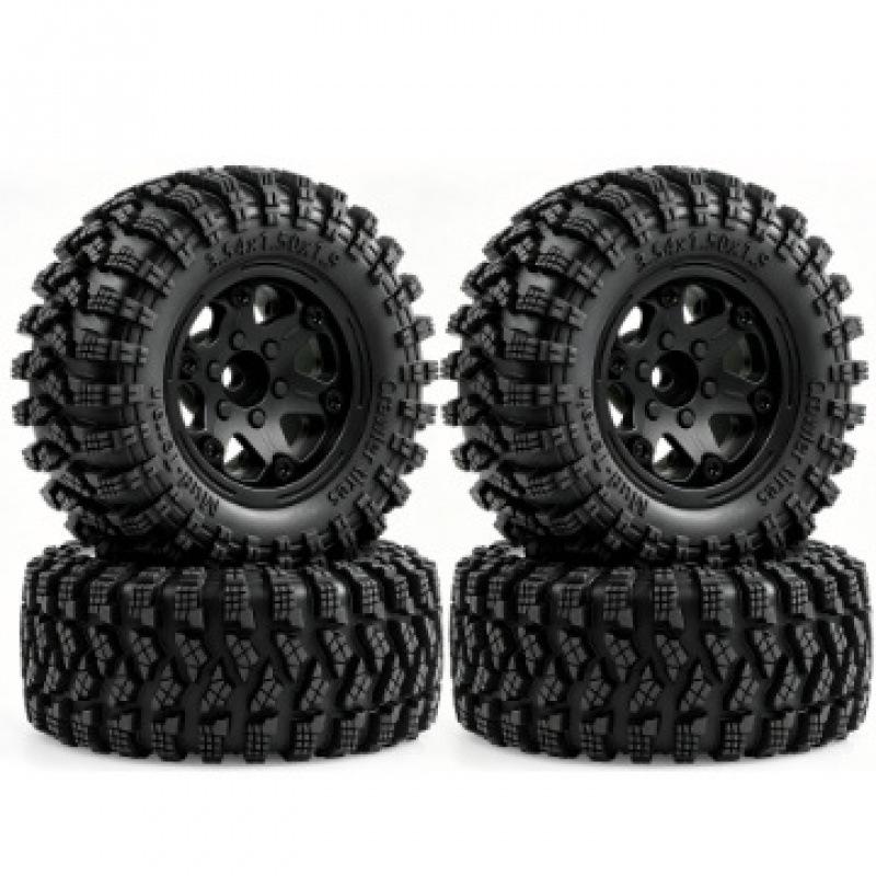 Off-Road Remote Control Car with 90mm Voodoo Tires & 1.9 Six-Spoke Plastic Wheels