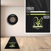 MageRabbit Dart Board Mat with Carry Bag and Throwing Line for Dart 65 X 295cm Dart Mat Plain with Throw Line Simple Compact Throw Mat Dart Board