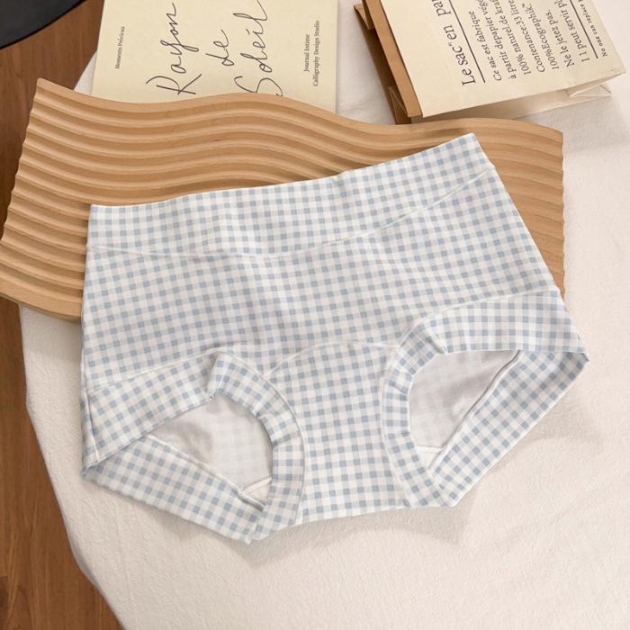 10A Женские трусы-слипы из чистого хлопка средней посадки - Антибактериальные, приятные к коже, стиль лета 2025