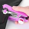 Portable Mini Handheld Sewing Machine Easy Quick Stitch Tool For DIY Fabrics Repairs Kids Clothing Space-Saving Tailoring Tool