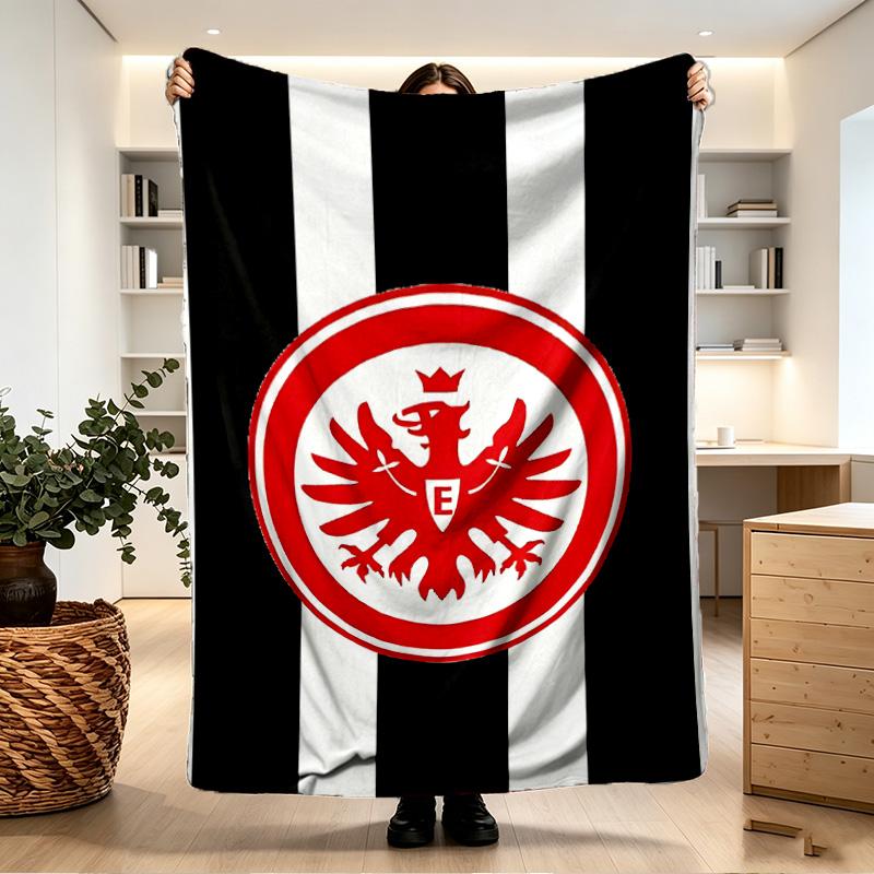 Eintracht Frankfurt Print Blanket - Soft & Comfortable, for Bedroom, Travel, Sofa, Home Decoration - Birthday Christmas Gift for Friend