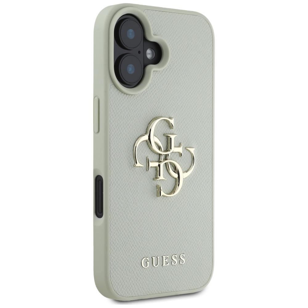 Etui do iPhone 16 Guess Classic Logo Zielone