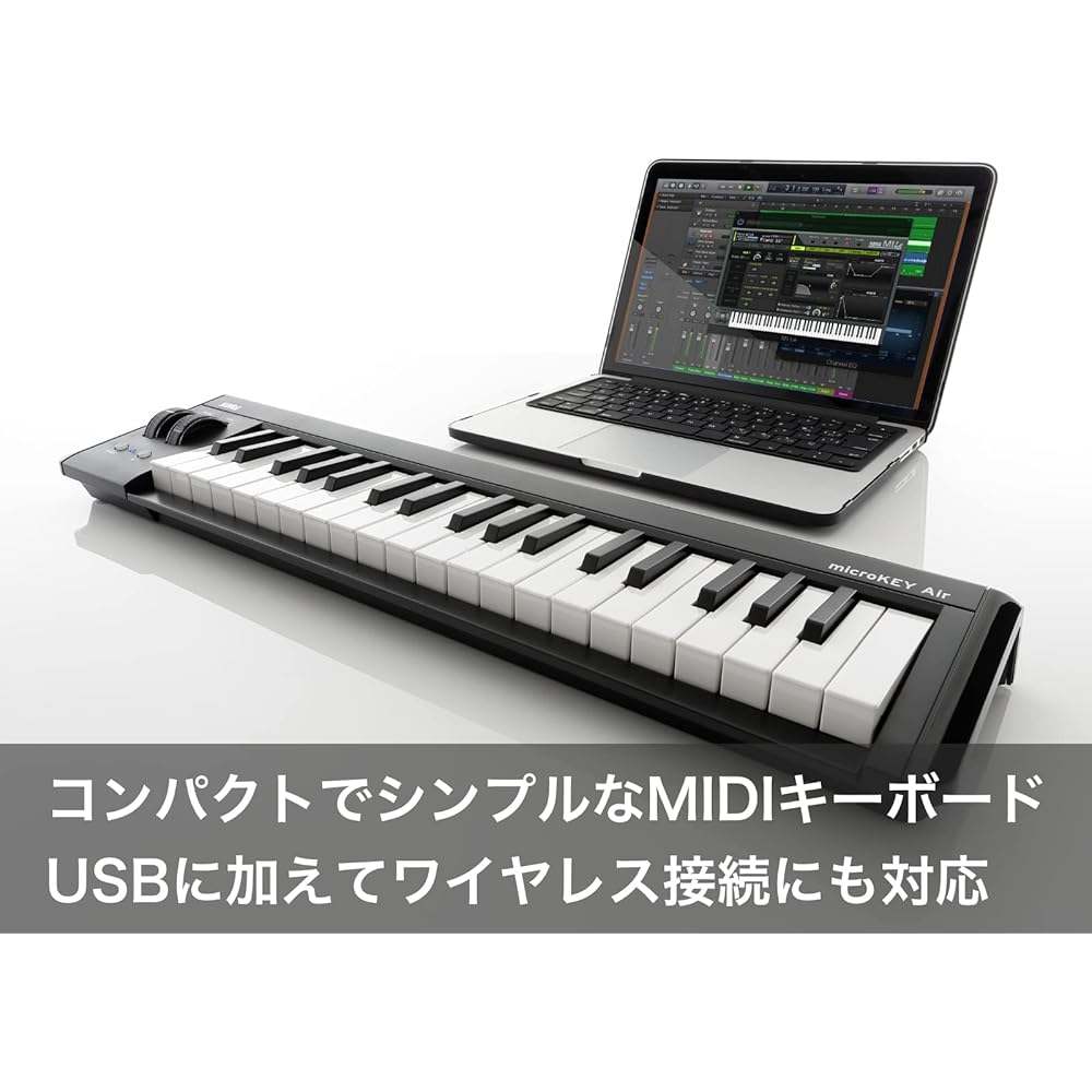 KORG (KORG) wireless MIDI keyboard controller with Bluetooth DTM plug-in microKey2 Air (micro key...