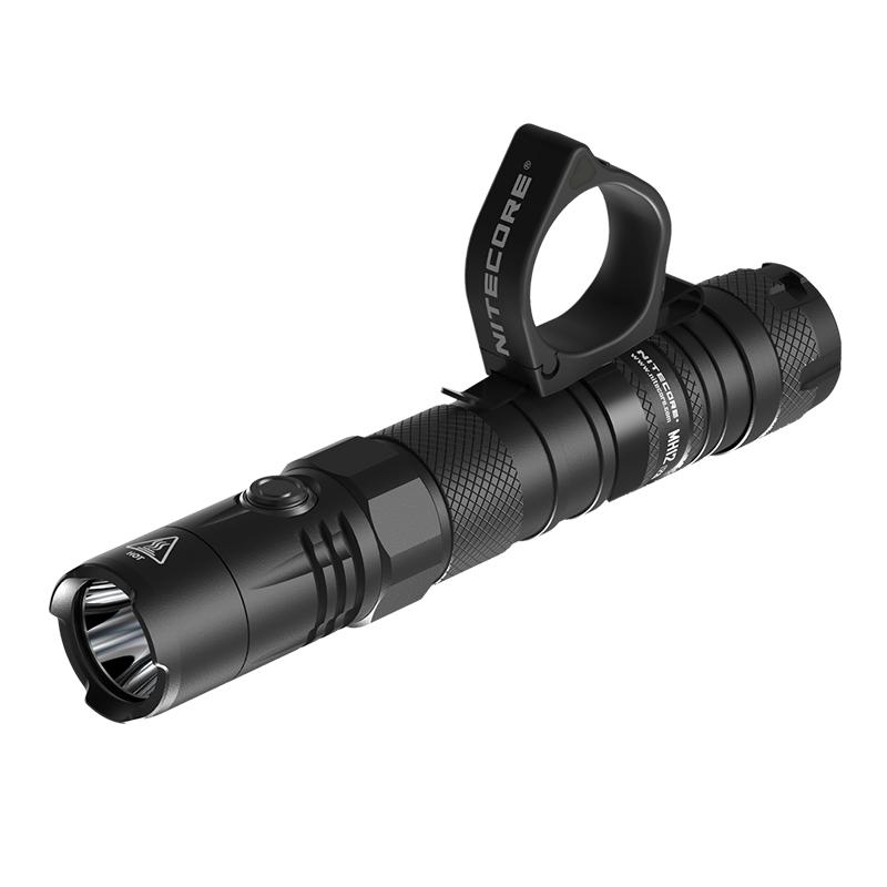 NITECORE MH12 v2 1200 Lumen USB-C Rechargeable Tactical Flashlight Set