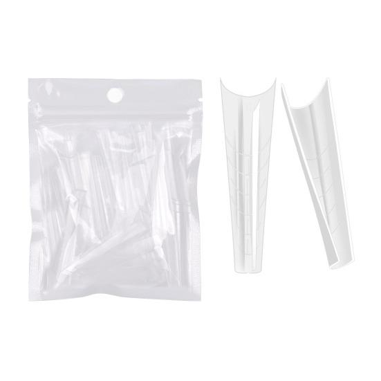 60 шт. накладные ногти быстрое наращивание съемные безвредные не вызывающие аллергии ультратонкие удлиненные ногти