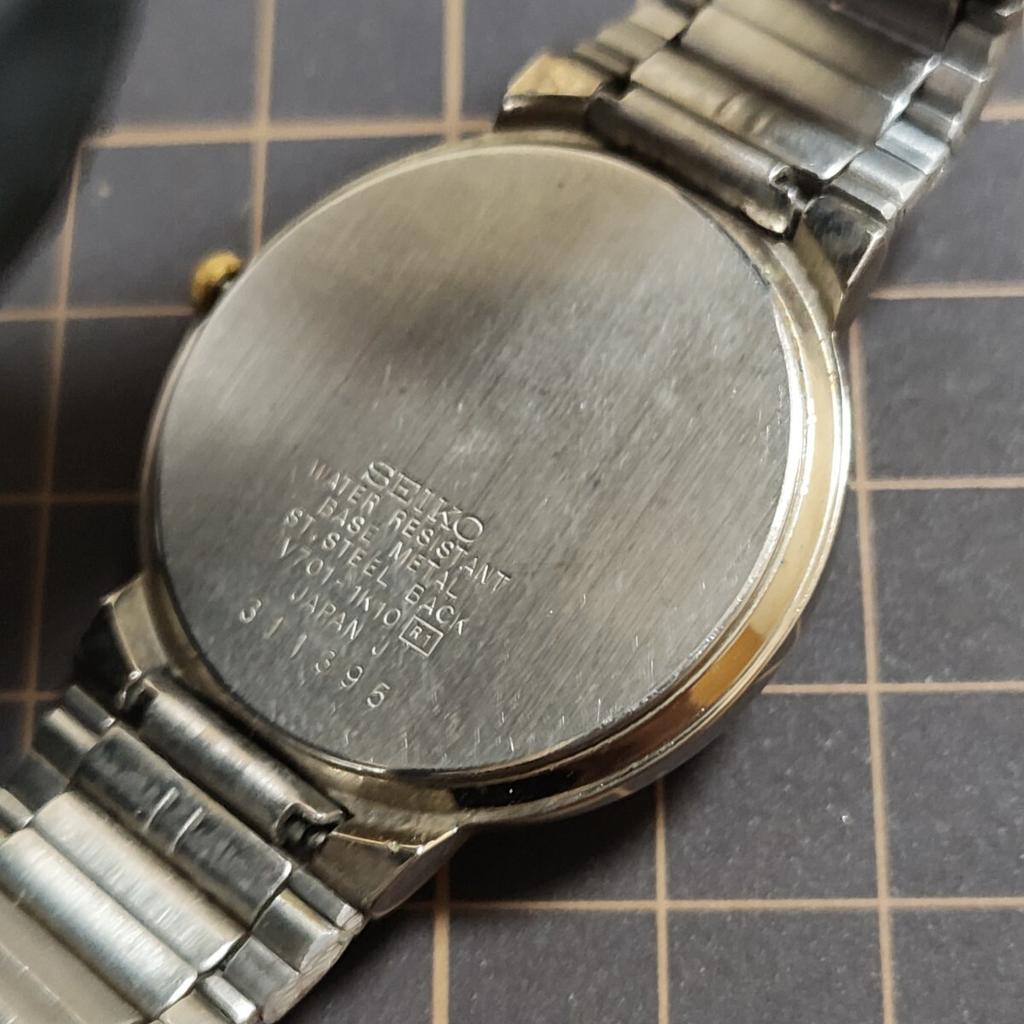 SEIKO GALAXY Круглая клетка Новый код управления K26 [Рабочее состояние] V701-1K10 Часы, Рабочие, Циферблат, Батарея