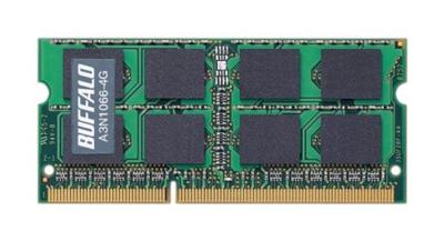 Buffalo Совместимый 204-контактный DDR3 SDRAM для Mac PC3-8500 (DDR3-1066) SODIMM-модуль A3N1066-4G