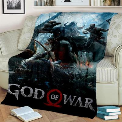 3D God of War Games Gamer Kratos HD одеяло, мягкое одеяло для дома, спальни, кровати, дивана, пикника, путешествия, офиса, одеяло, детское одеяло