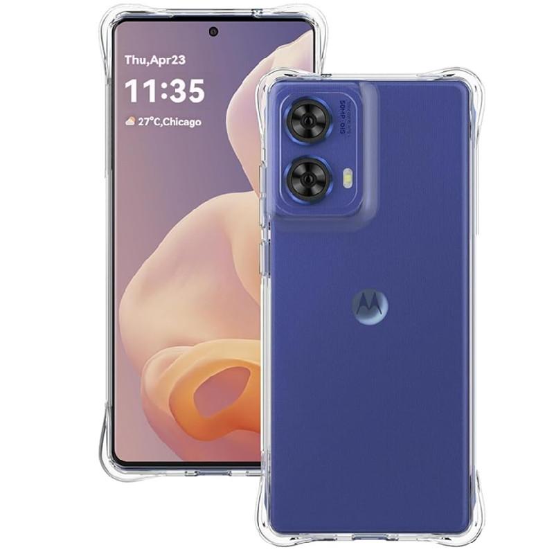 Противоударный чехол Airbag TPU для Motorola Moto G85 G35 G55 G75 5G G05 G15 G04 G04S G14 G24 Power G34 защитный чехол Funda Coque