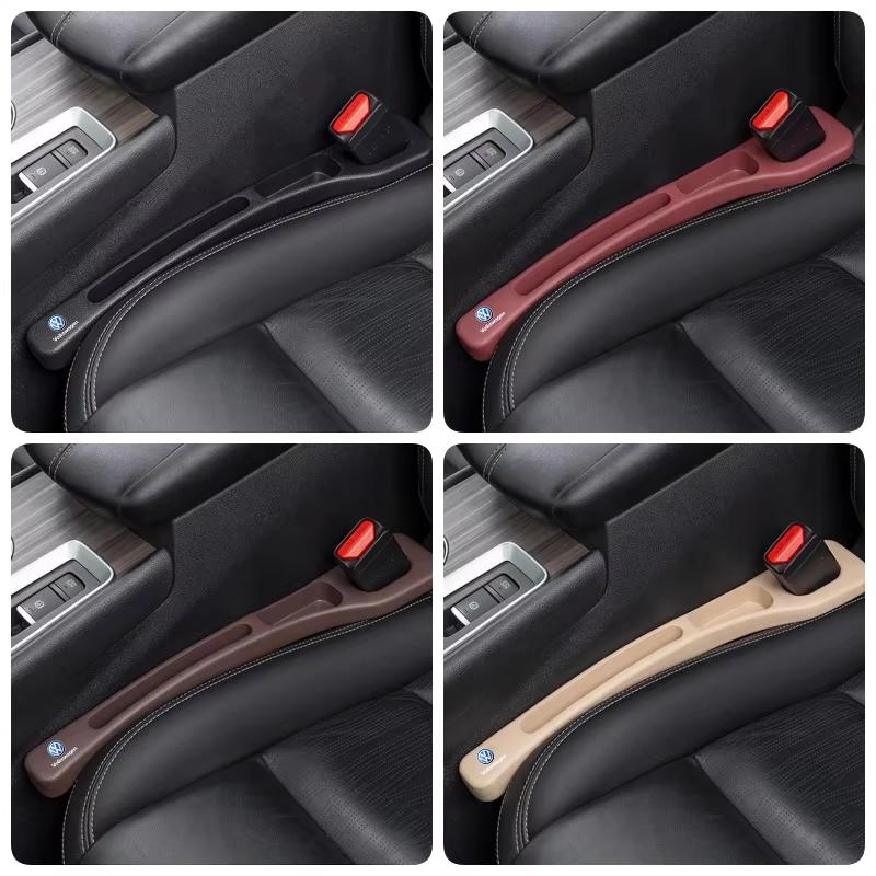 rsq1 2Pcs Car Seat Gap Plug Side Seam Leak-proof Filling Strip For VW GTI Polo Golf Passat Tiguan Arteon Touareg CC Taigo Caddy Jetta