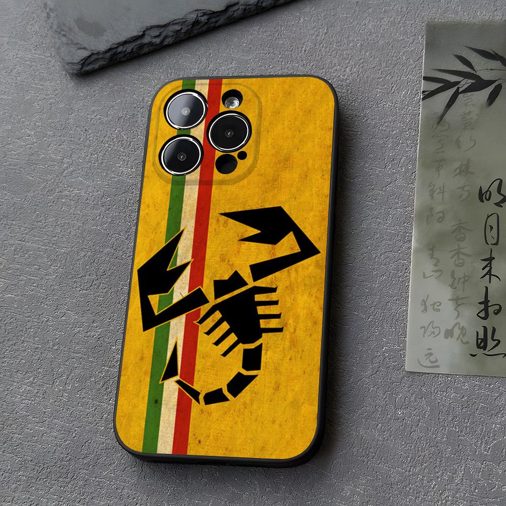Чехол для телефона ABARTHess Funda Для iPhone 13 17 16 11 15ProMax 14 12 Pro Xs Max Mini Xr X 7 8 6 6s Plus Чехлы