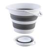 Folding Water Bucket Foldable Outdoor Fishing Bucket Household Water Container Compact Bucket With Handle Space Saving Outdoor