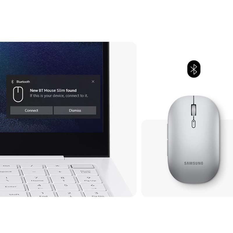 Samsung Оригинальная Bluetooth-мышь EJ-M3400 Тонкая Простое сопряжение 1000 точек на дюйм 5 кнопок
