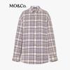 MO&Co. Vintage Washed Plaid Cotton Shirt