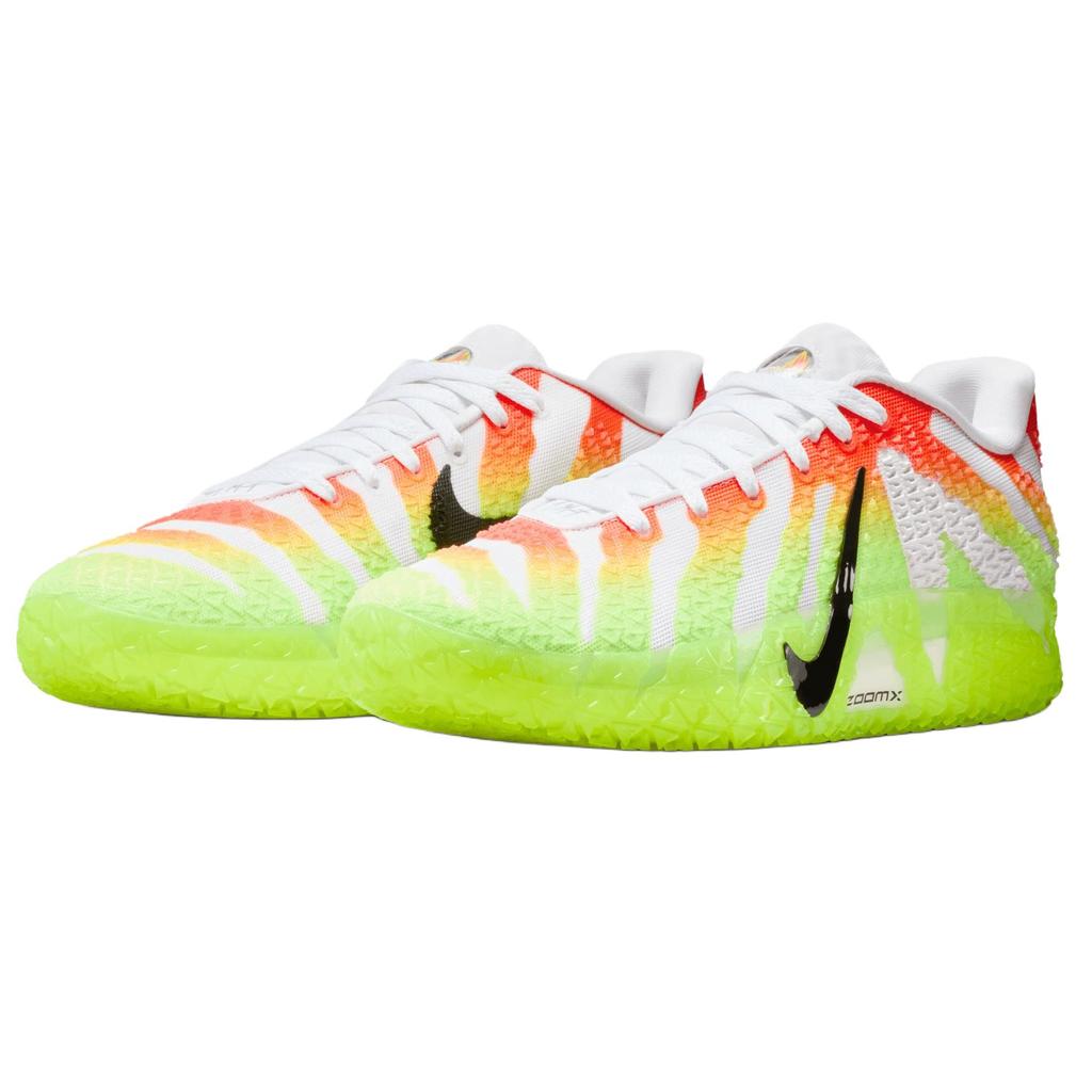 Nike Баскетбольные кроссовки Ja Morant 3 Мужские Белый Желтый Оранжевый IH0797-100