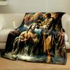 Jesus Baptism Scene Blanket  Printed Blanket for Living Room Bed Couch lunch break Soft Cozy Blanket for Friend's festival Gift