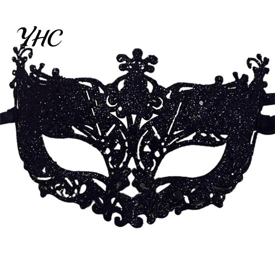 Masquerade Eye Cover Cosplay Face Glitter Shinny Women Party Ribbon Mysterious for