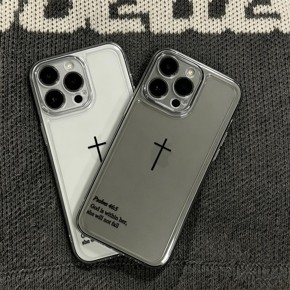 Библейский сюжет на Кресте Модный чехол для телефона для iPhone 17 16E 15 11 12 14 13 Pro Max 16 Plus 17E Air Ударопрочный чехол Fundas