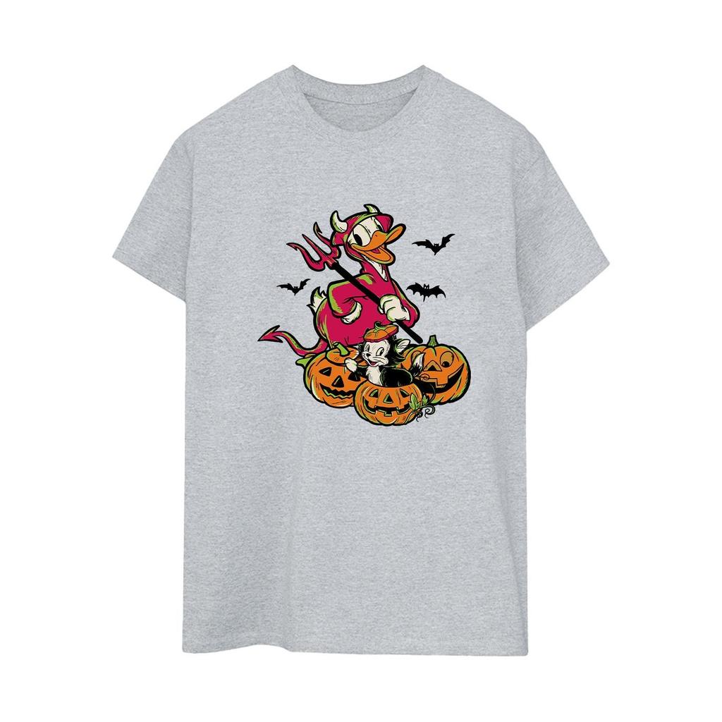 Donald Duck Womens/Ladies Devil Cotton Boyfriend T-Shirt