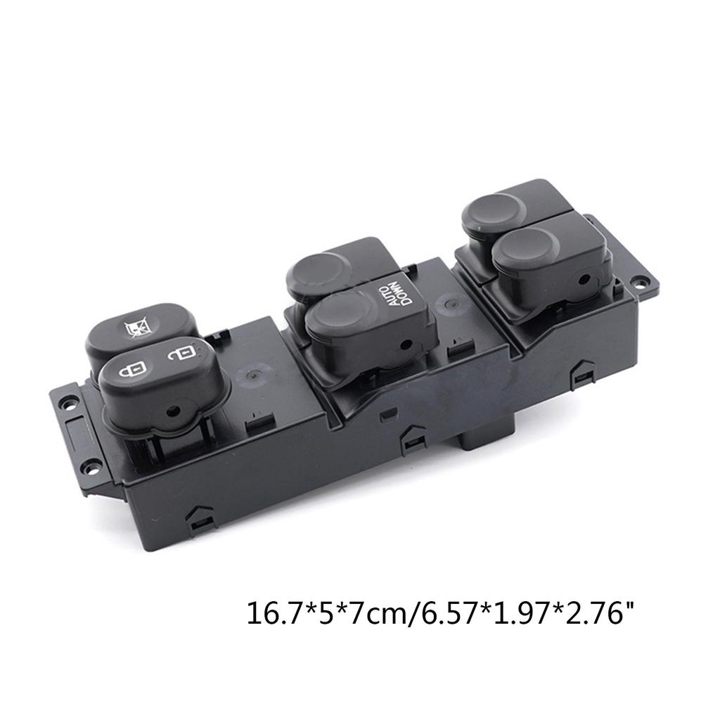 Compatible with 93570 1R111 11-2017 Auto Car Power Window Lifter Lock Electric Master Control Switch Push Button Console