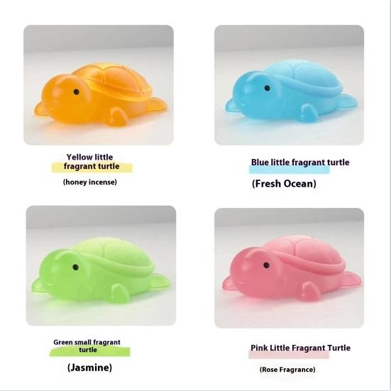 4 шт. Мыло с эфирным маслом «Маленькая черепаха», натуральные ингредиенты, детское ароматизированное мыло, милый дизайн «Черепашка», увлажняющее ароматизированное мыло для ванны
