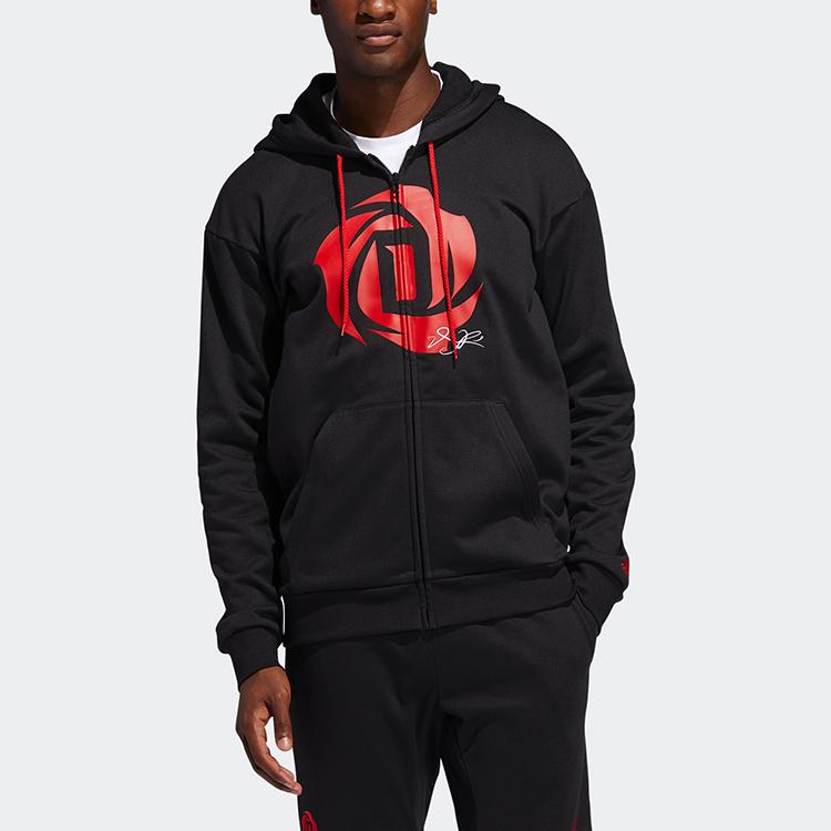Adidas Jackets Men's Black Hooded Moderate Other FH8161