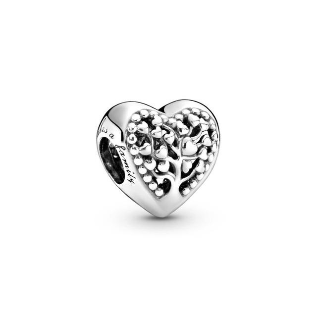 925 Sterling Silver Openwork Paw Print Infinity Charm Bead Fit New Bracelet Necklace Jewelry Gift For Women
