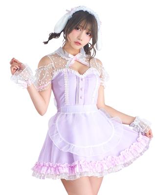 Clearstone Candy Bunny Косплей Хэллоуин Idol Maid Фиолетовый женский