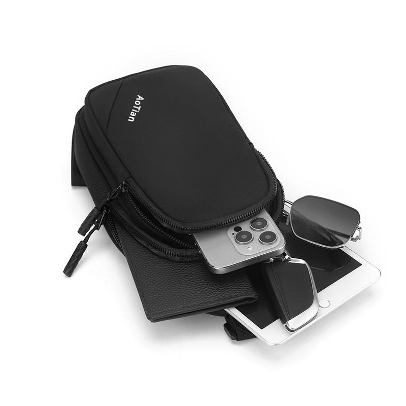 Мужская нагрудная сумка, сумка через плечо, сумка-мессенджер из Оксфорда