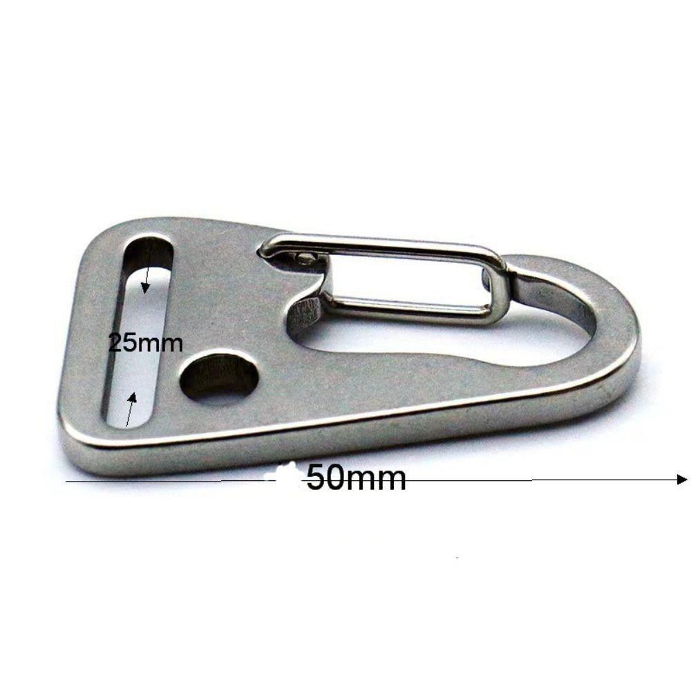 Stainless Steel Hook Clips 20/25/35mm Belt Carabiner New Eagle Mouth Replacement  Outdoor Tool