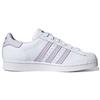 Adidas Женские кроссовки Superstar White Purple Tint Cloud-White Matte-Gold GZ8143