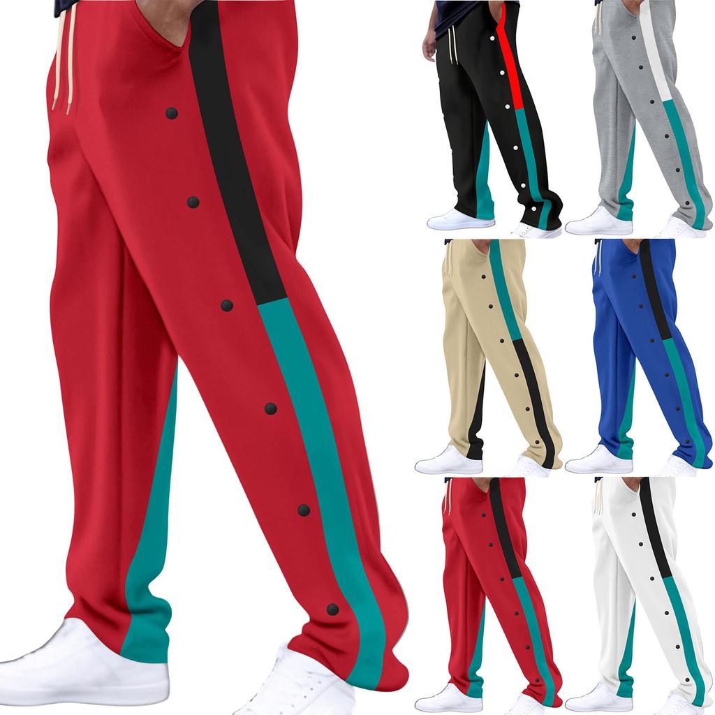 Spring And Sports Fitness Color Trousers Loose Running Casual Large Size Sweatpants Cotton