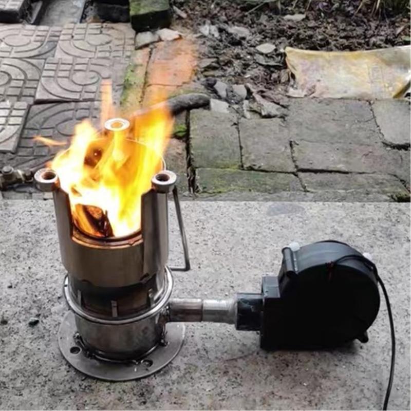 DC12v 2.7A 9733 Barbecue Grill Centrifugal Turbo Blower with Air Outlet Large Air Volume High-speed Cooling Fan 4600RPM