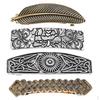 4x Barrette Holder Carved Convex Hair Clip Headress