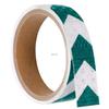 25mm*5m Arrow Reflective Safety Tape White Green High Visibility Hazard Caution Warning Conspicuity Strisp Reflector Car Sticker
