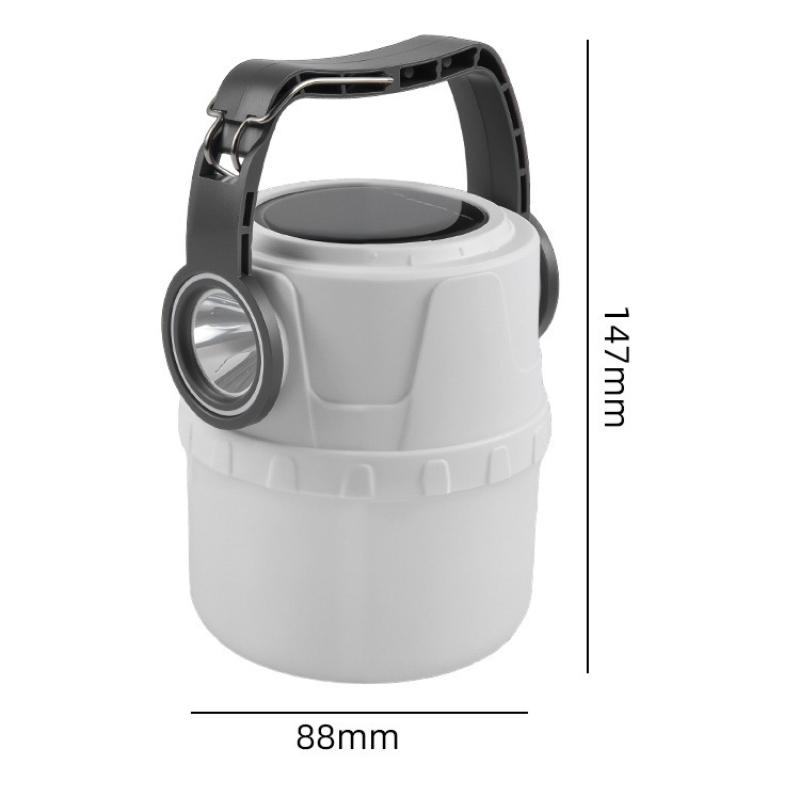 Solar Camping Light Is Portable, Waterproof, and Rechargeable, Suitable for Outdoor Camping, Home Hiking, and Nighttime Use