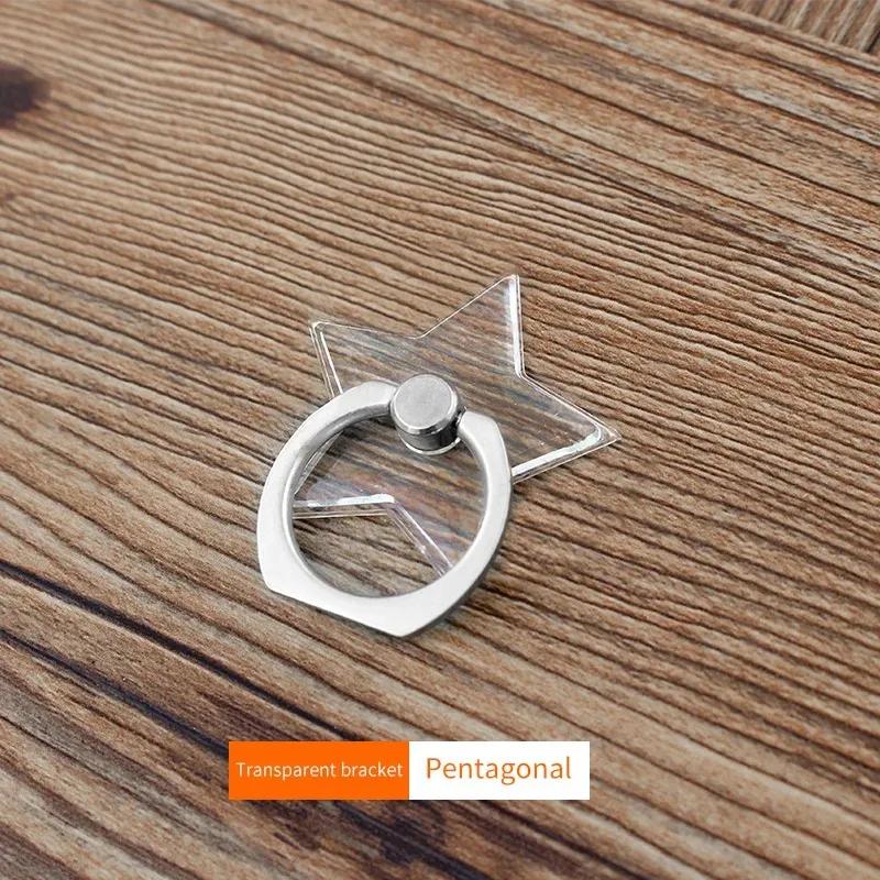 Transparent Clear Phone Ring Grips Holder Kickstand, Finger Ring Stand for Cell Phone Tablet Case Accessories for iPhone Samsung