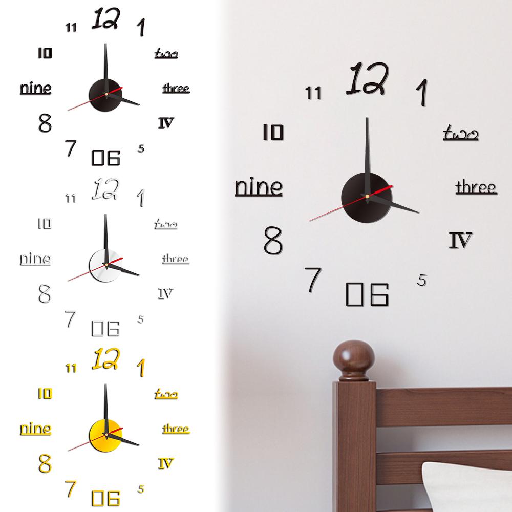 1 комплект DIY настенные наклейки часы