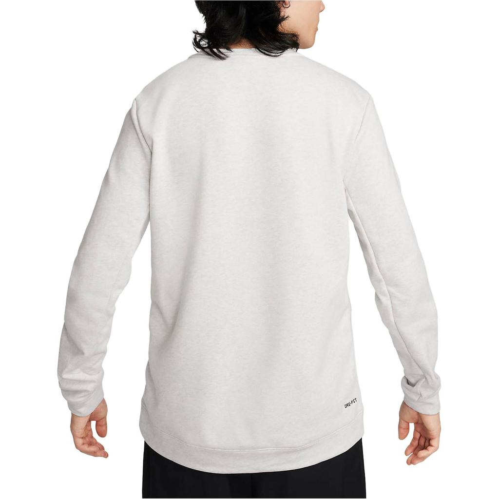 Nike Dri-Fit Track Club Logo быстросохнущая беговая толстовка с круглым вырезом для мужчин, топы, фотонно-серый FB5510-025