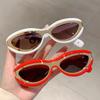 European and American Style Retro Fashion Cat-eye Sunglasses for Outdoor Sports with Strong Light Protection