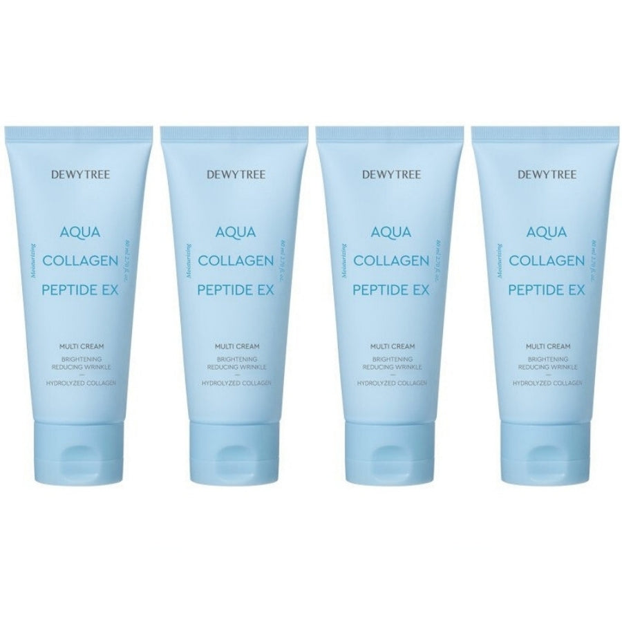 Dewytree Aqua Collagen Peptide EX Мульти крем 80мл*2шт/4шт