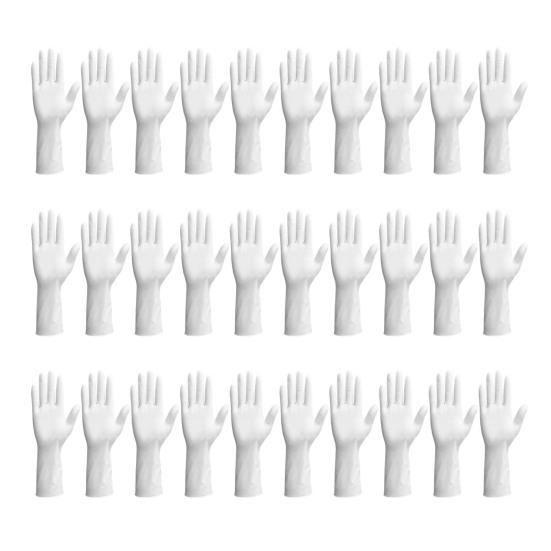 30 шт. Одноразовые перчатки Устойчивые к царапинам Водонепроницаемые Мягкие перчатки для уборки Многоразовые перчатки для мытья посуды