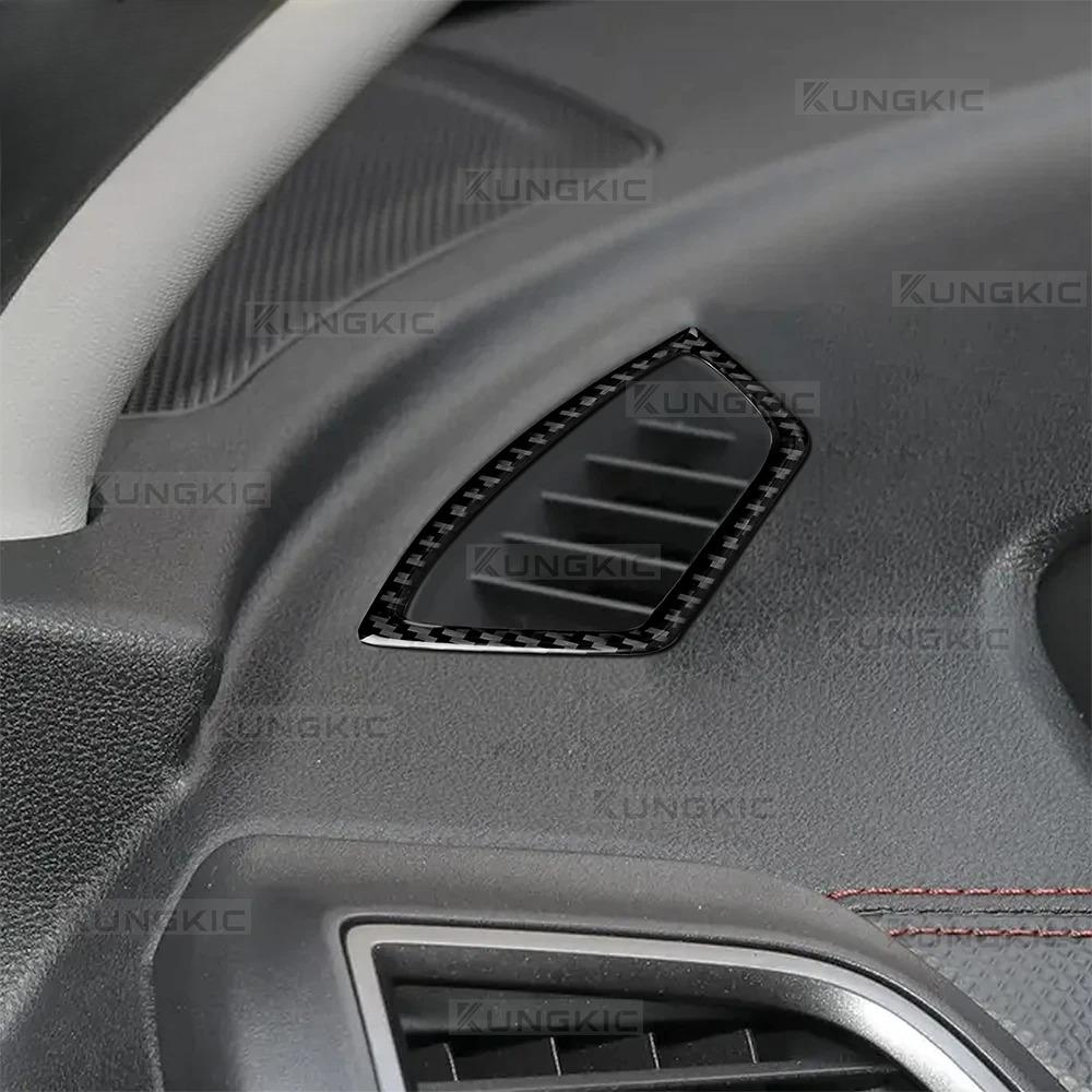 Мягкая наклейка-молдинг из углеродного волокна для Subaru Forester 2019--2024 LHD RHD Автомобиль Рамка-крышка вентиляционного отверстия Салонная Панель приборов