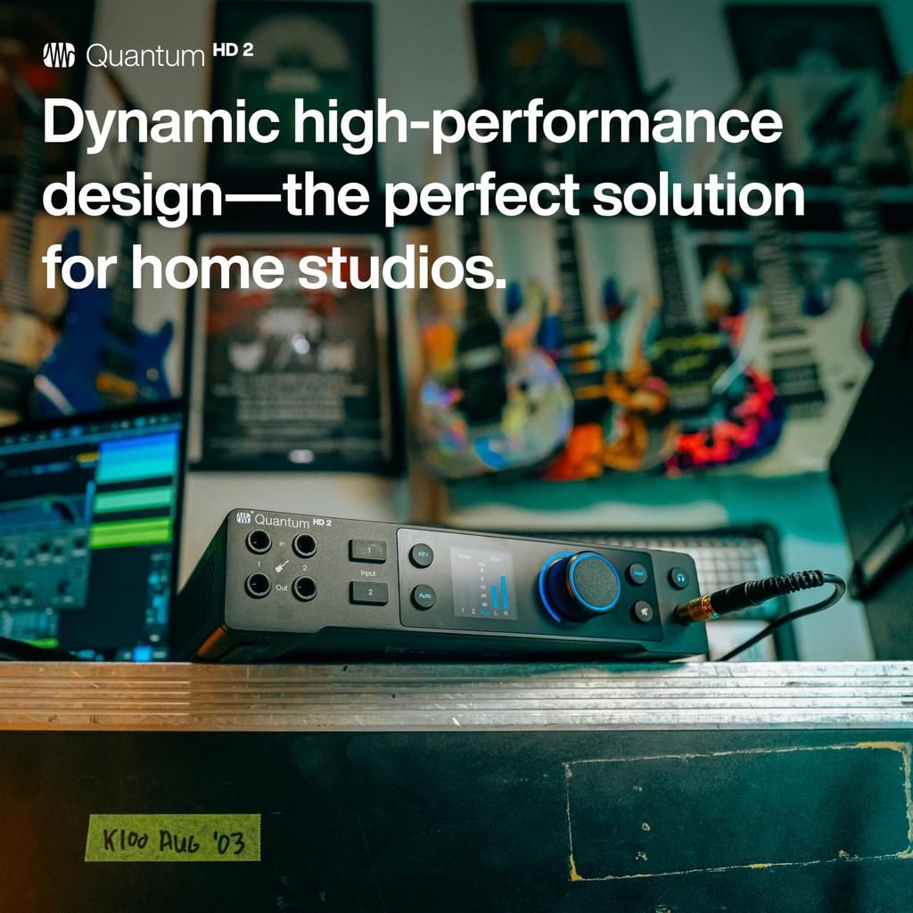 PreSonus Quantum HD 2 20 x kHz Audio Interface with Studio One Pro Software 24, 32-bit/192 USB-C