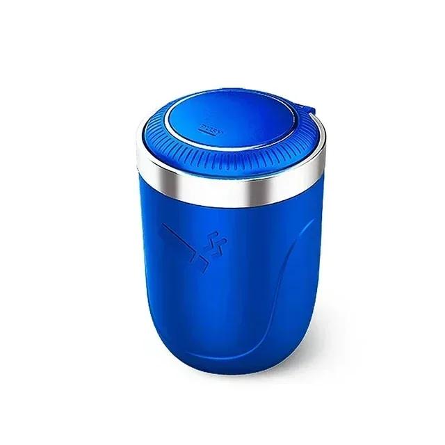 Car Ashtray Multi-function with Cover Light Anti-fly Ash Does Not Drop Ash High-grade Car Personalized Auto Supplies Auto Parts