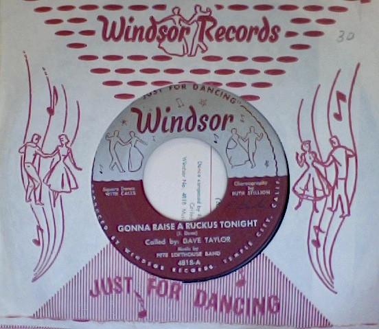 7-дюймовая пластинка ПИТ ЛОФТХАУЗ БЭНД Gonna Raise A Ruckus Tonight 4818 Windsor Records 1963 США Кантри/Фолк Б/У