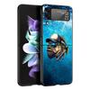 Hunting Fishing Man Hard PC Phone Case For Samsung Galaxy Z Flip 7 6 5 4 Black Cover For Galaxy Z Flip 3 Foldable Fundas Shell